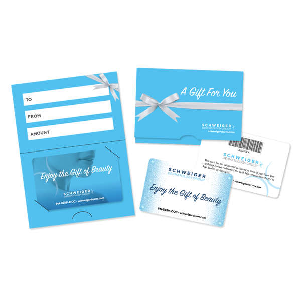 Preprinted Gift Card Holders - Blue